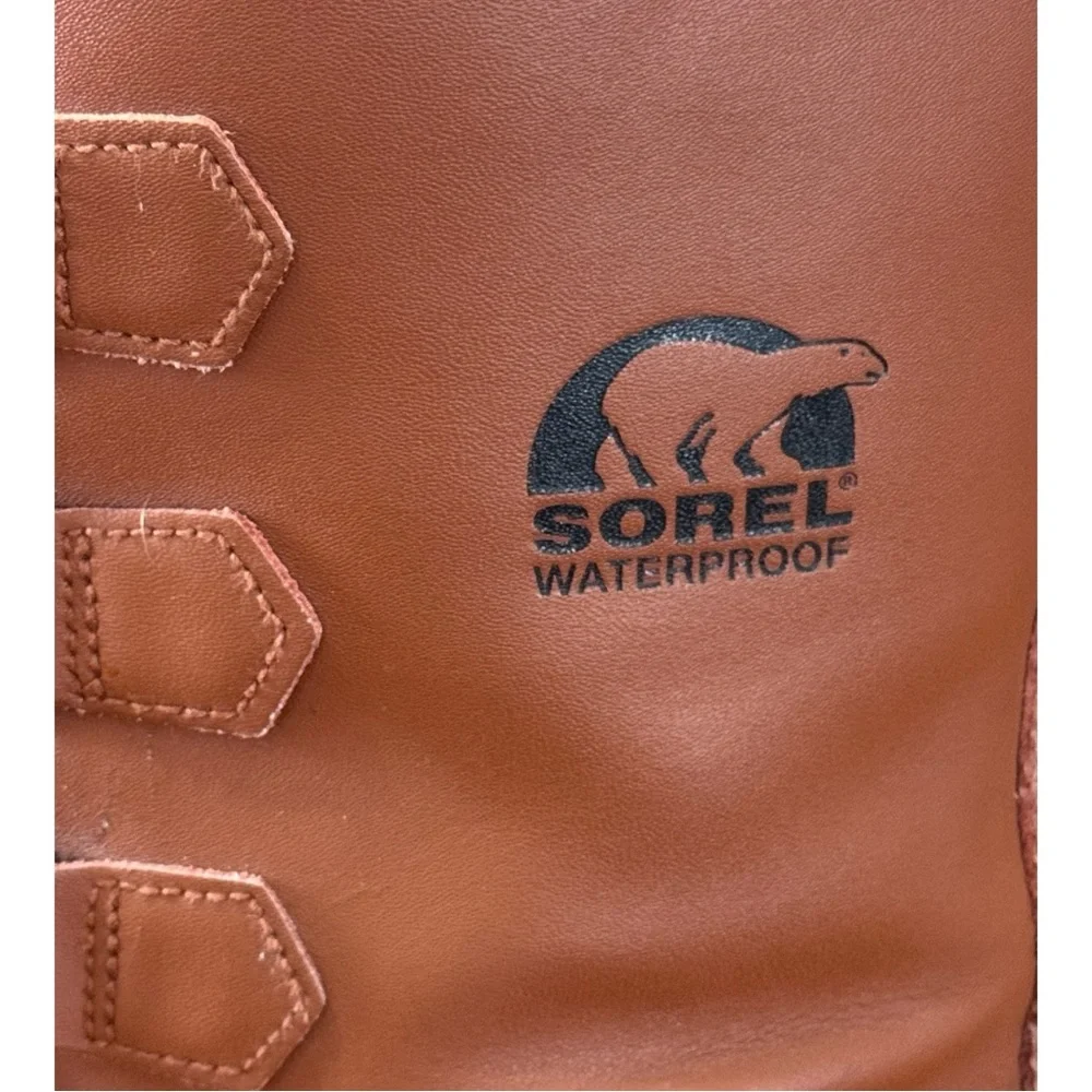 Sorel 1964 Pac Cayenne Leather Lace Waterproof Rubber Duck Boots Men’s Size 10